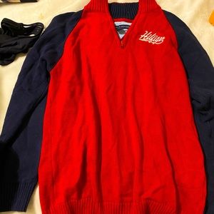 Tommy Hilfiger vintage quarter zip long sleeve